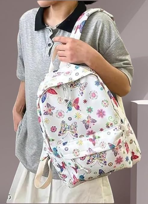 20L Backpack School Bag For Travel With Bottle Compartment