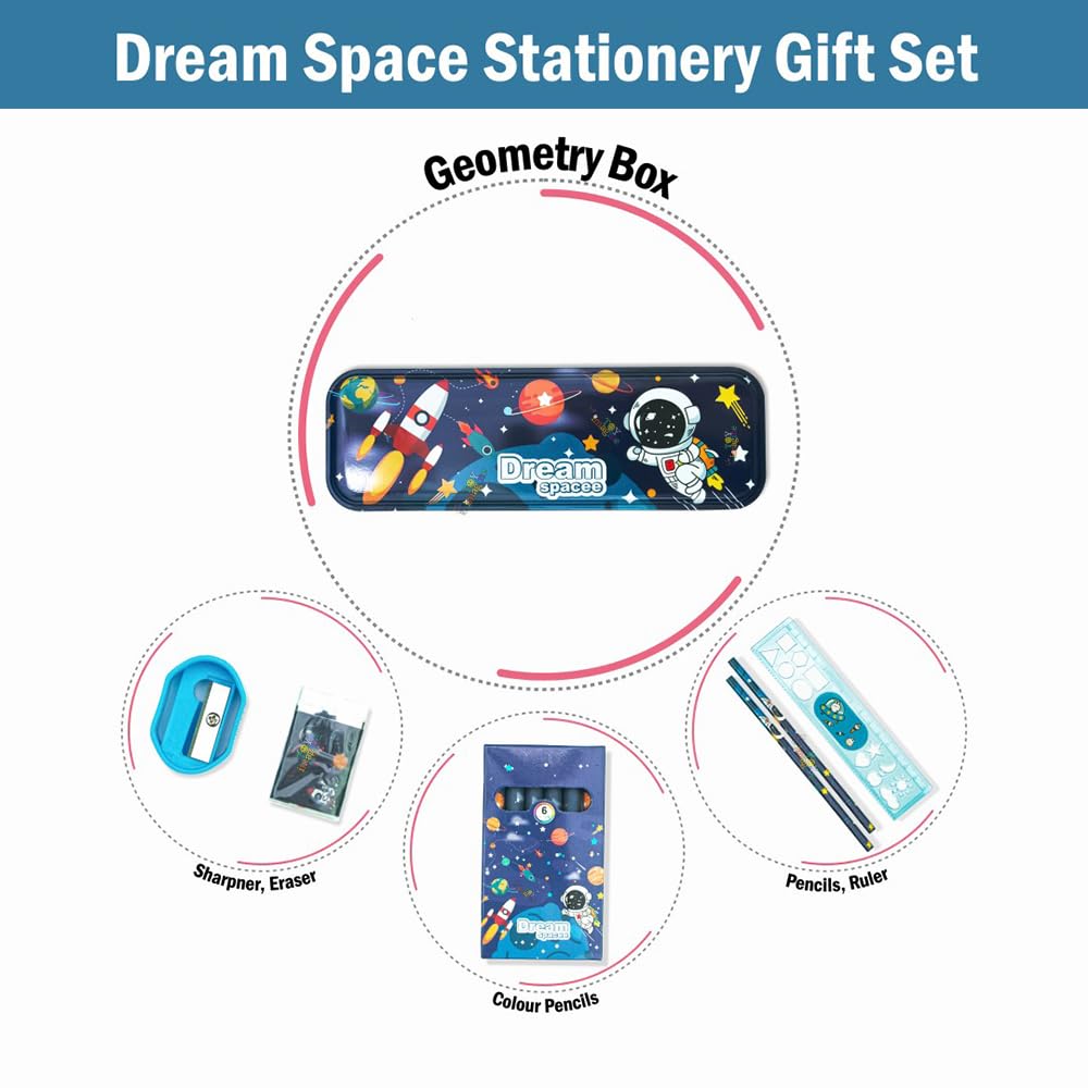 Toy Imagine Space Theme Stationery Set for Kids