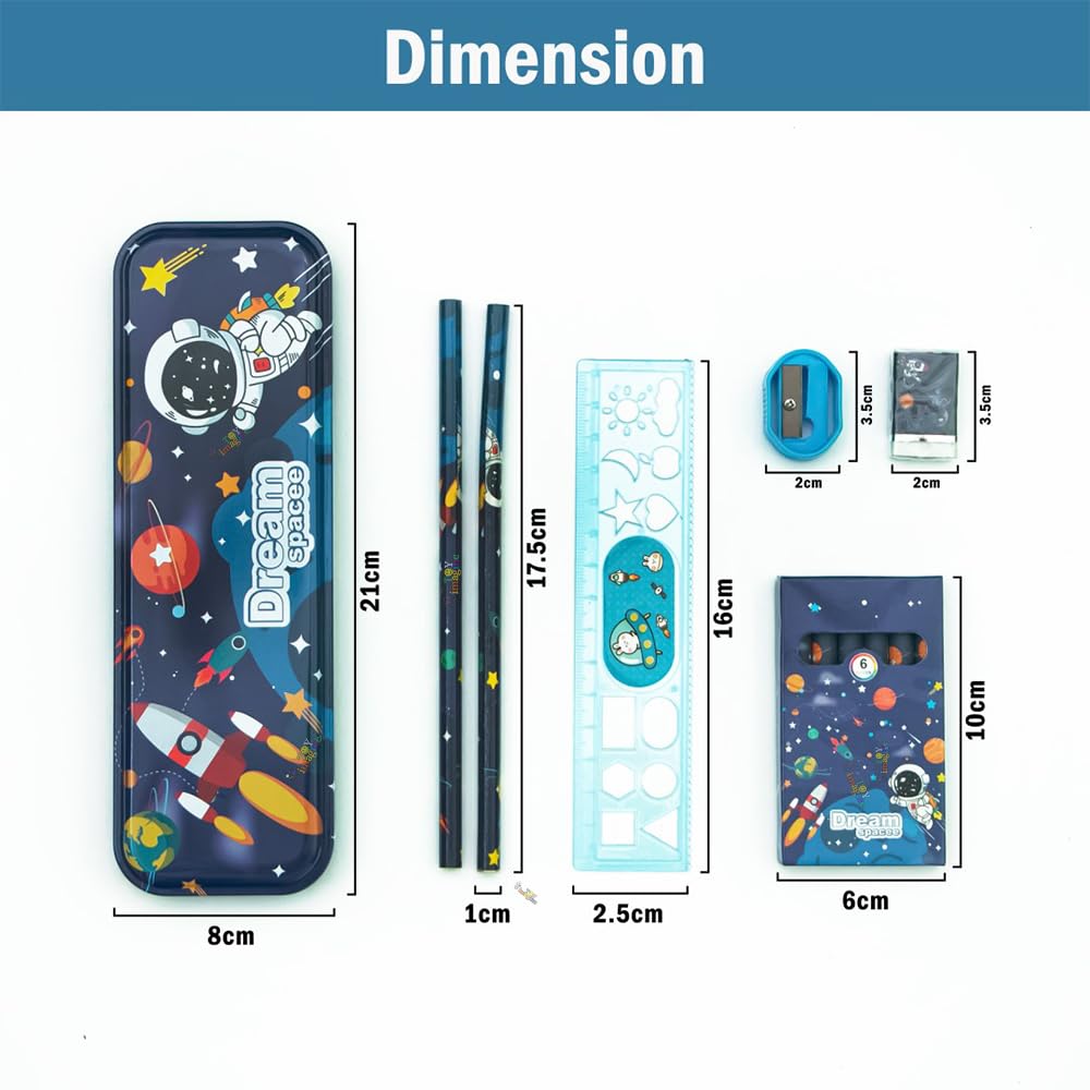 Toy Imagine Space Theme Stationery Set for Kids