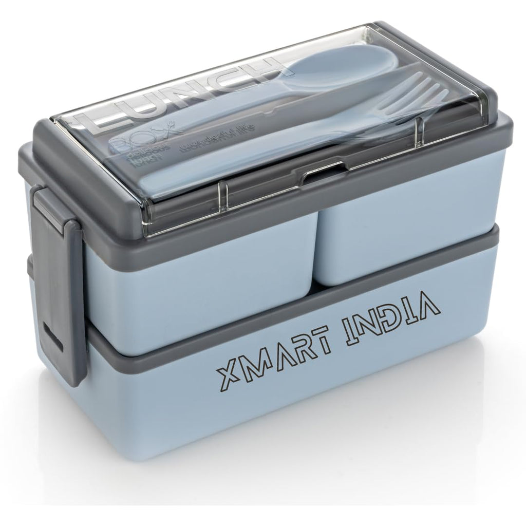 Plastic Lunch Box Comes with 3 Detachable Lunch Box