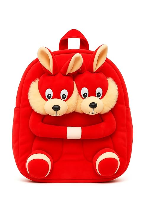 Kids Plush Teddy Backpack – Soft Rabbit School Bag