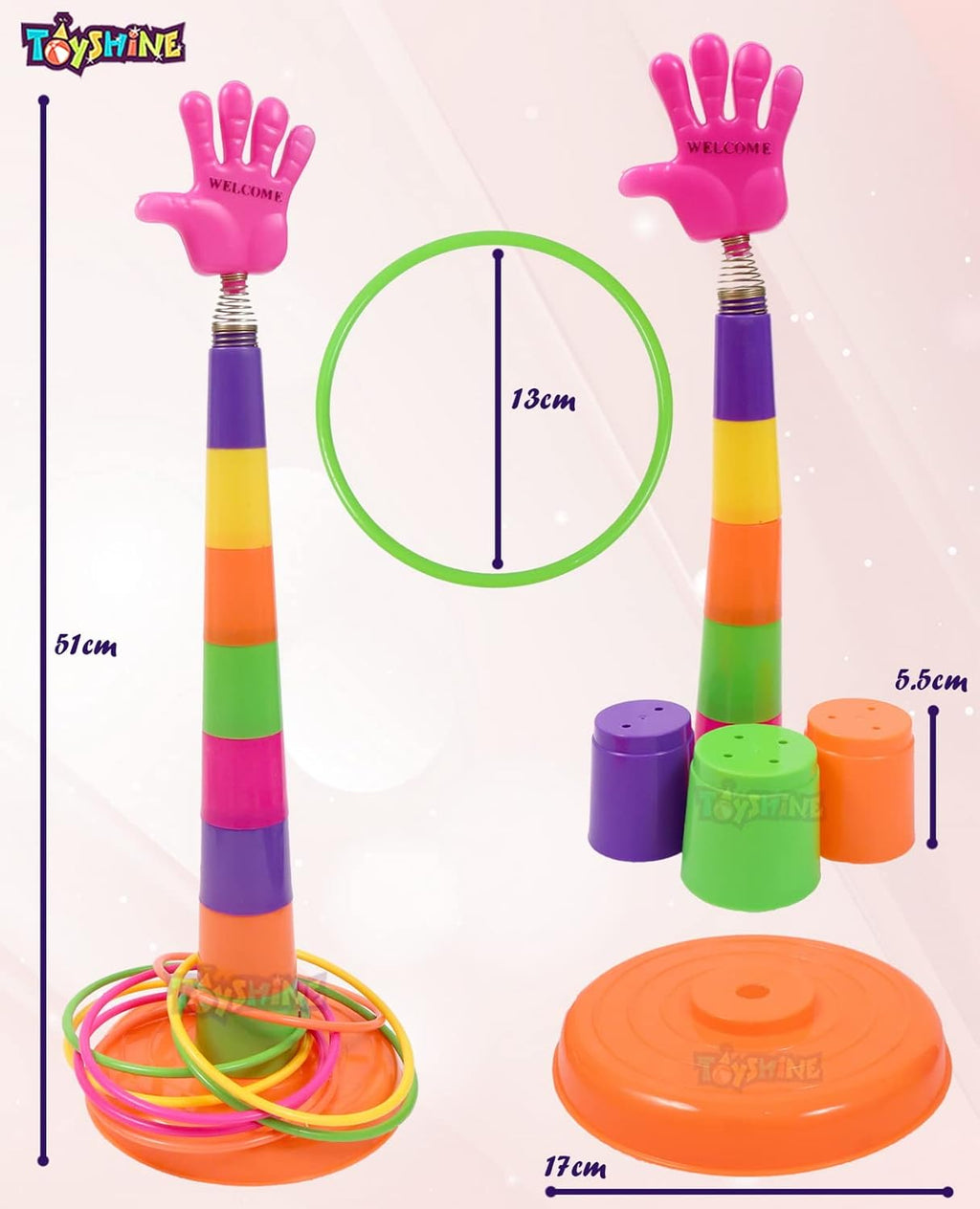 2 in 1 Ring Toss Game