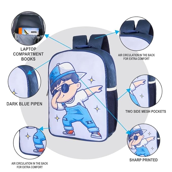 Kids Cute Toddler Backpack – Plush Cartoon Kids Bag for Girls & Boys