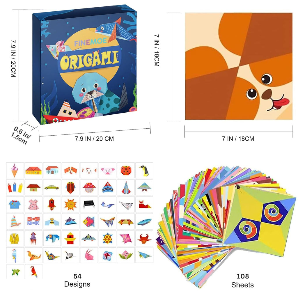 Origami Kraft paper set