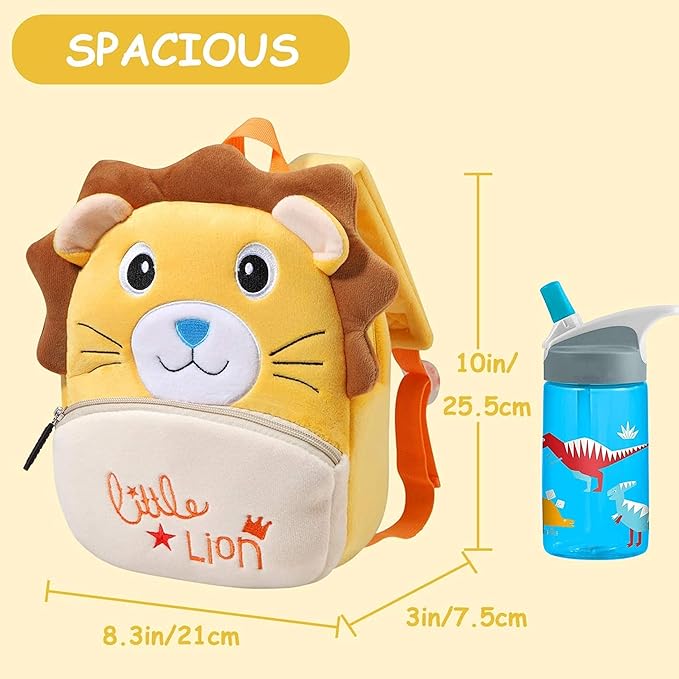 Frantic Kids Velvet School Bag Plush Backpack