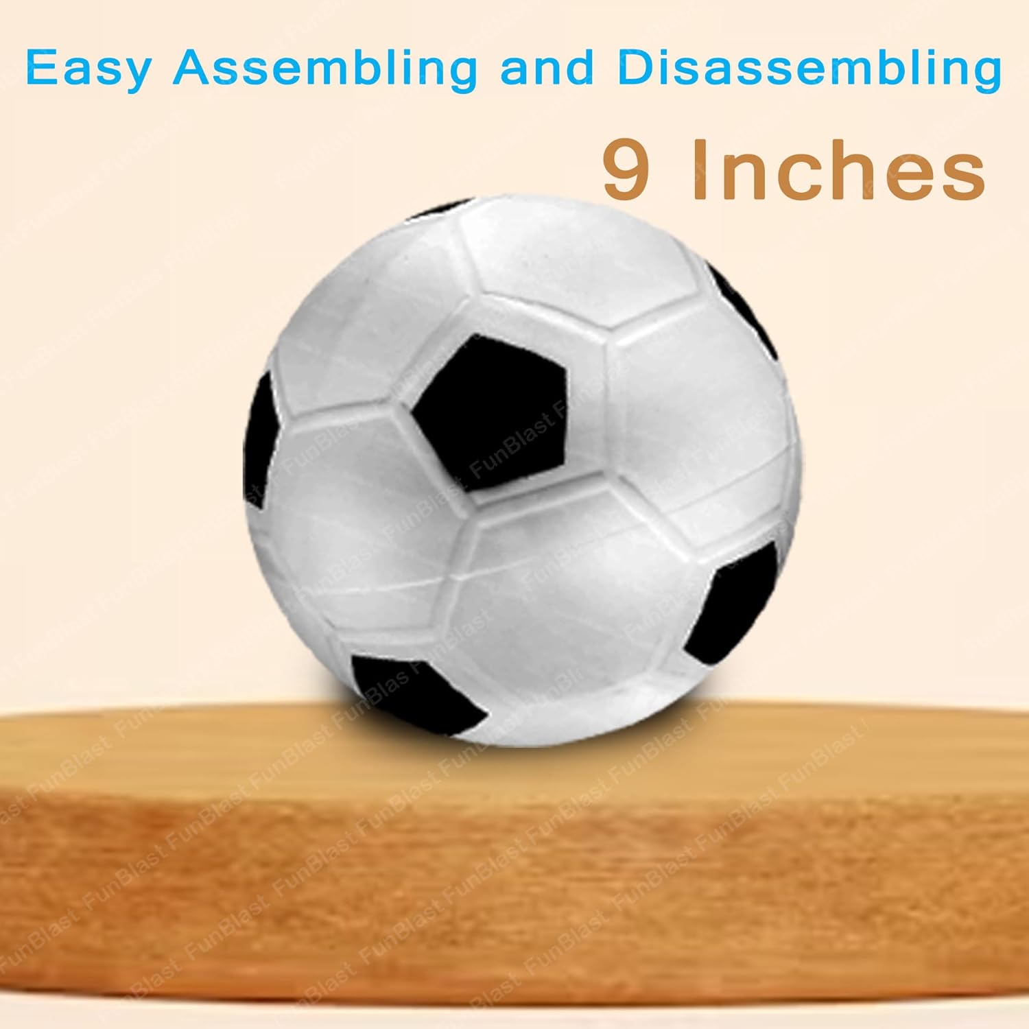 FunBlast Football for Kids - 9 Inches Colorful Football Sports Toy