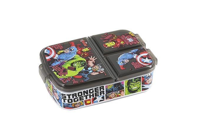 SKi Homeware Trio 3 Compartment Bento Lunch/Snack Box