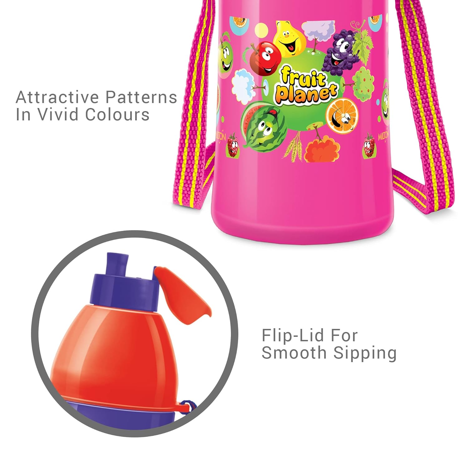 Milton Kool Joy 400 Plastic Insulated Water Bottle