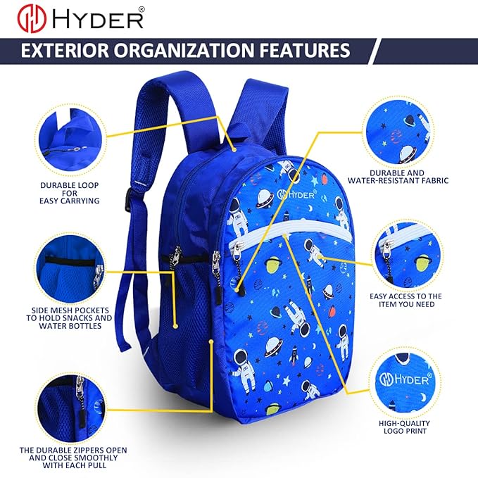 HYDER Kids 20L Seamless Printed Cartoon Best Stylish Waterproof Backpack