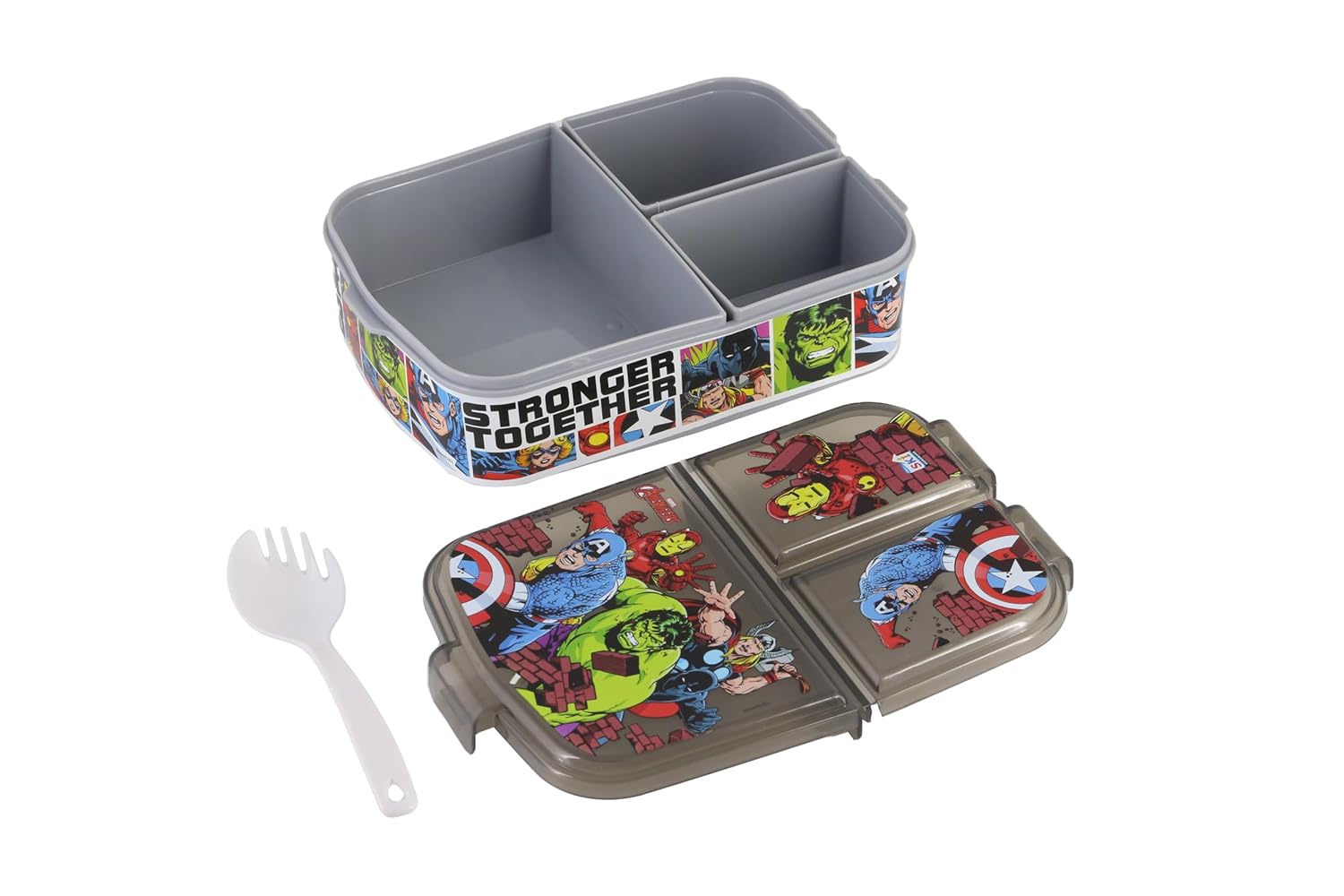 SKi Homeware Trio 3 Compartment Bento Lunch/Snack Box