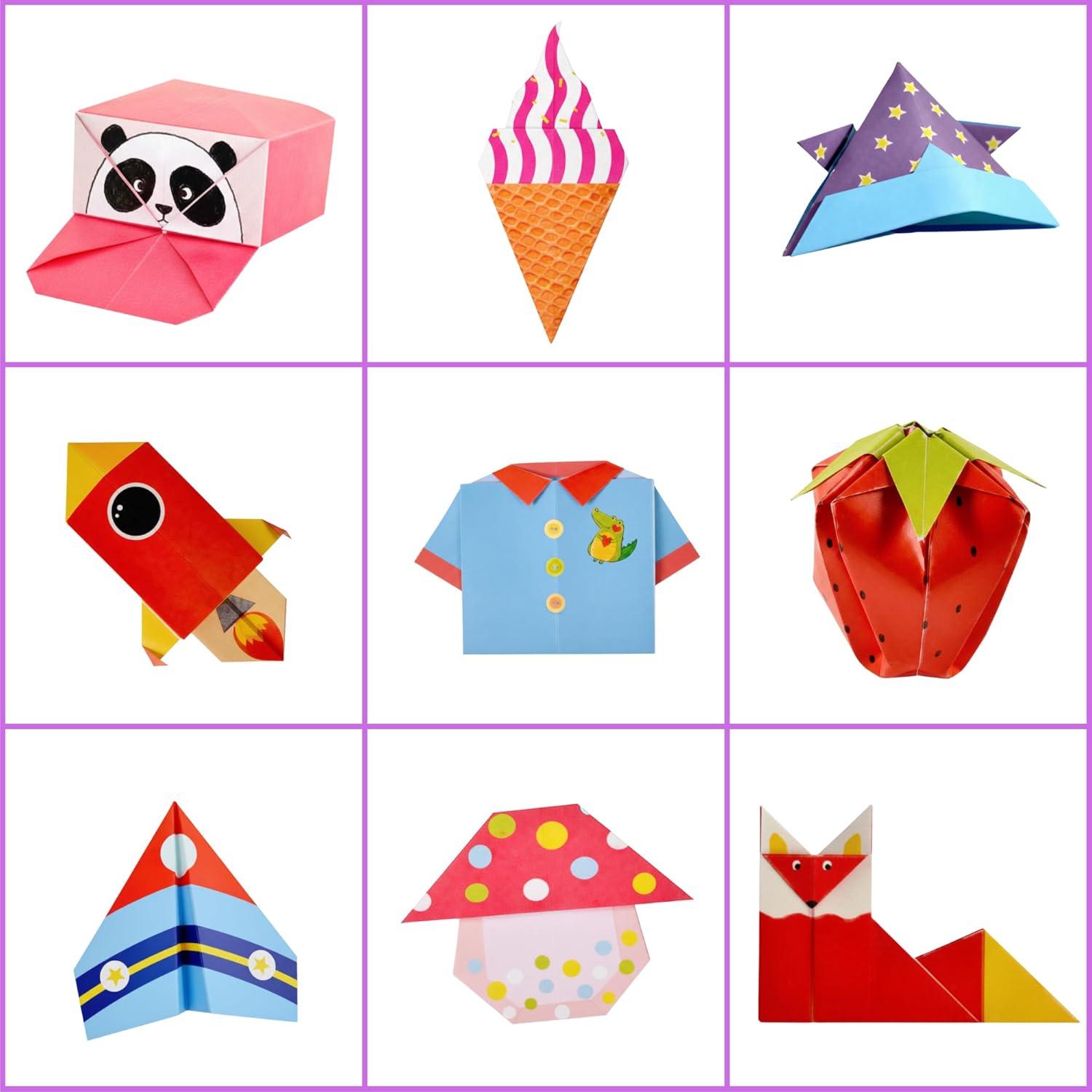 Origami Kraft paper set