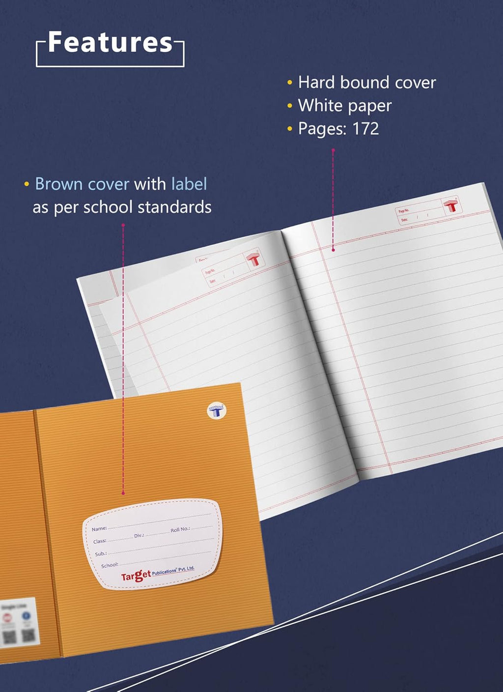 Single Line Notebooks Pack of 10