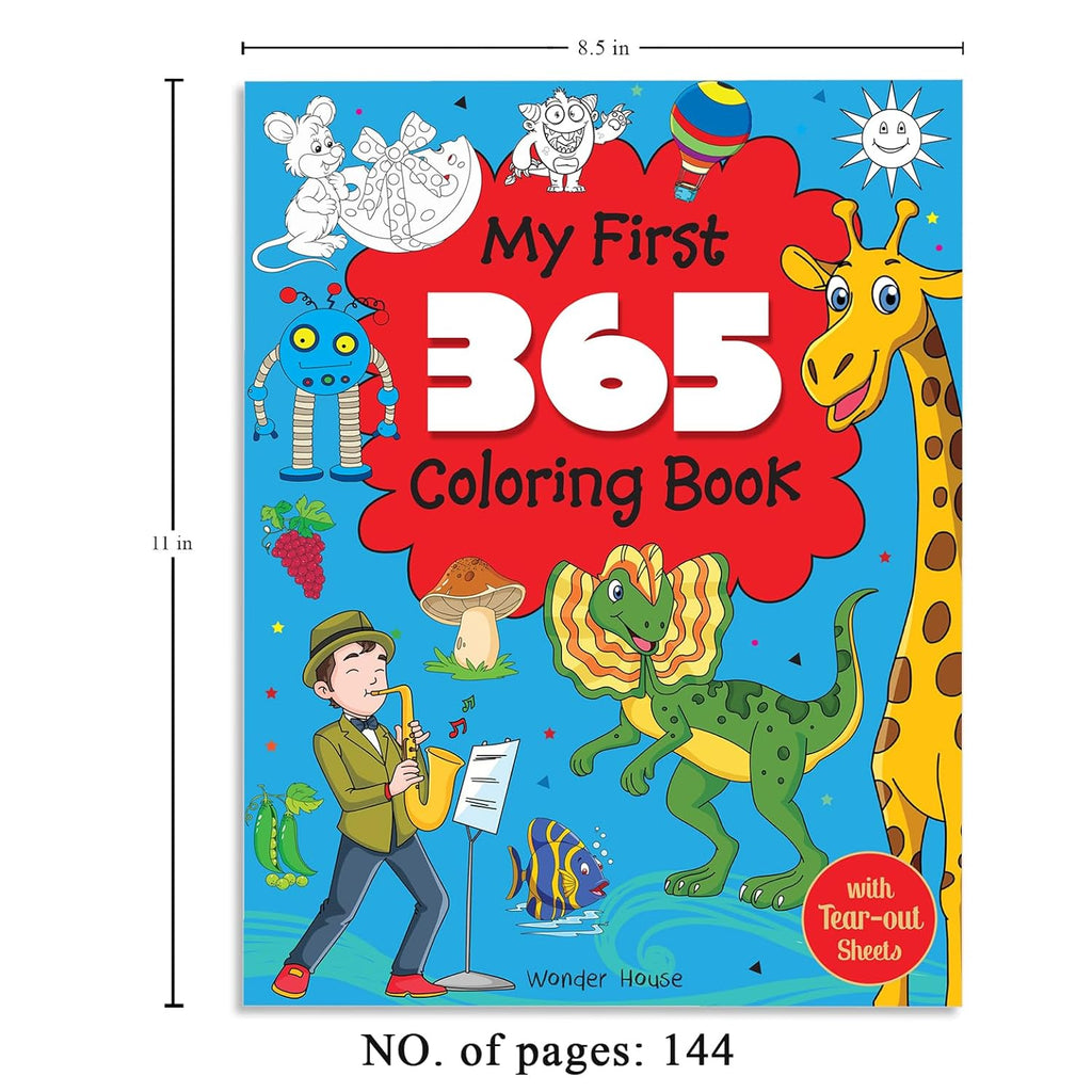 My First 365 Coloring Book