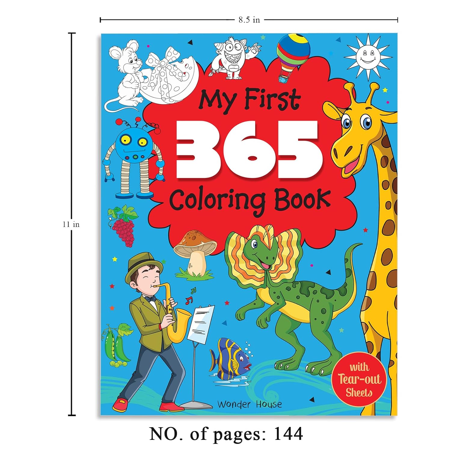 My First 365 Coloring Book