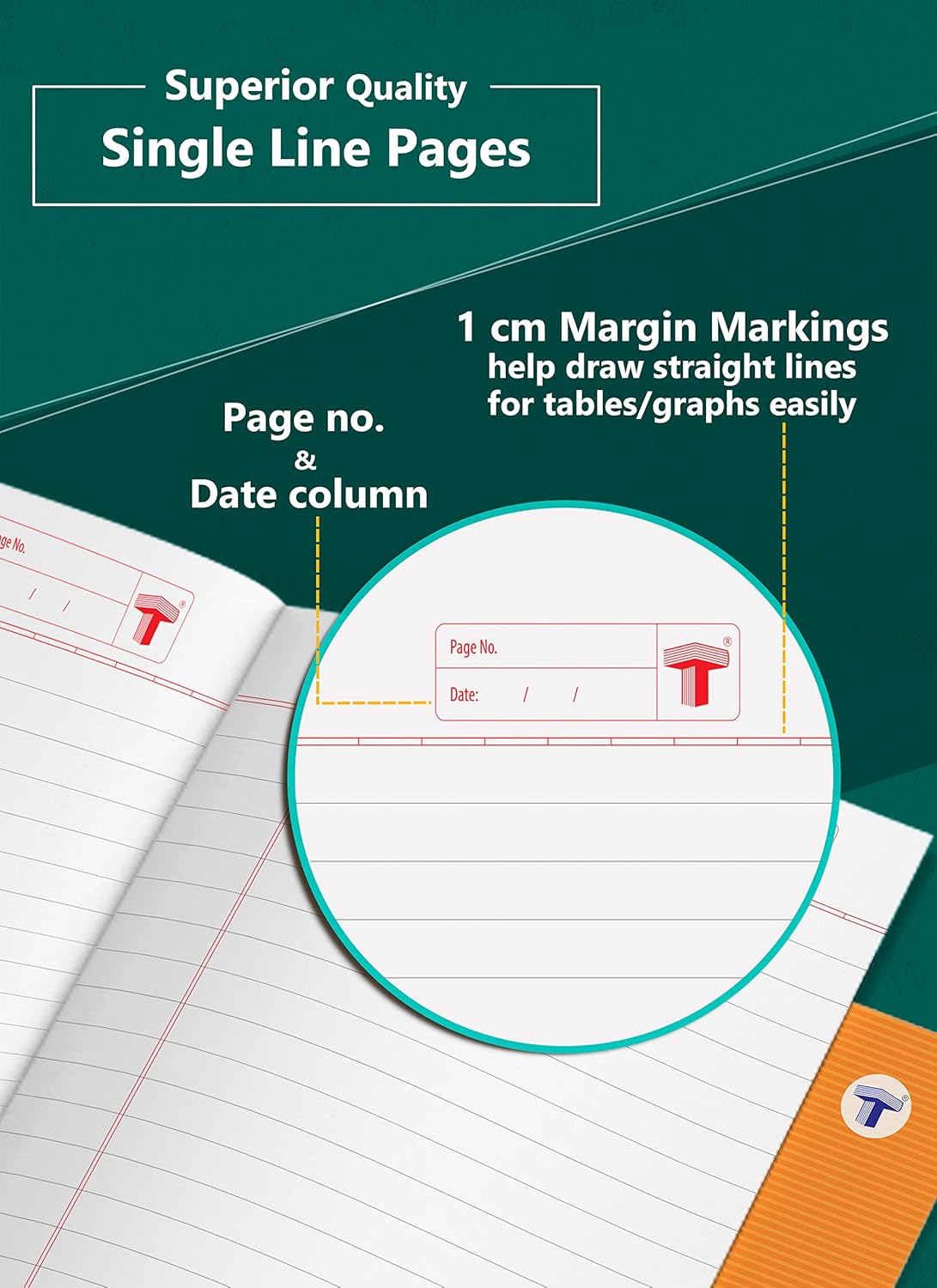 Single Line Notebooks Pack of 10