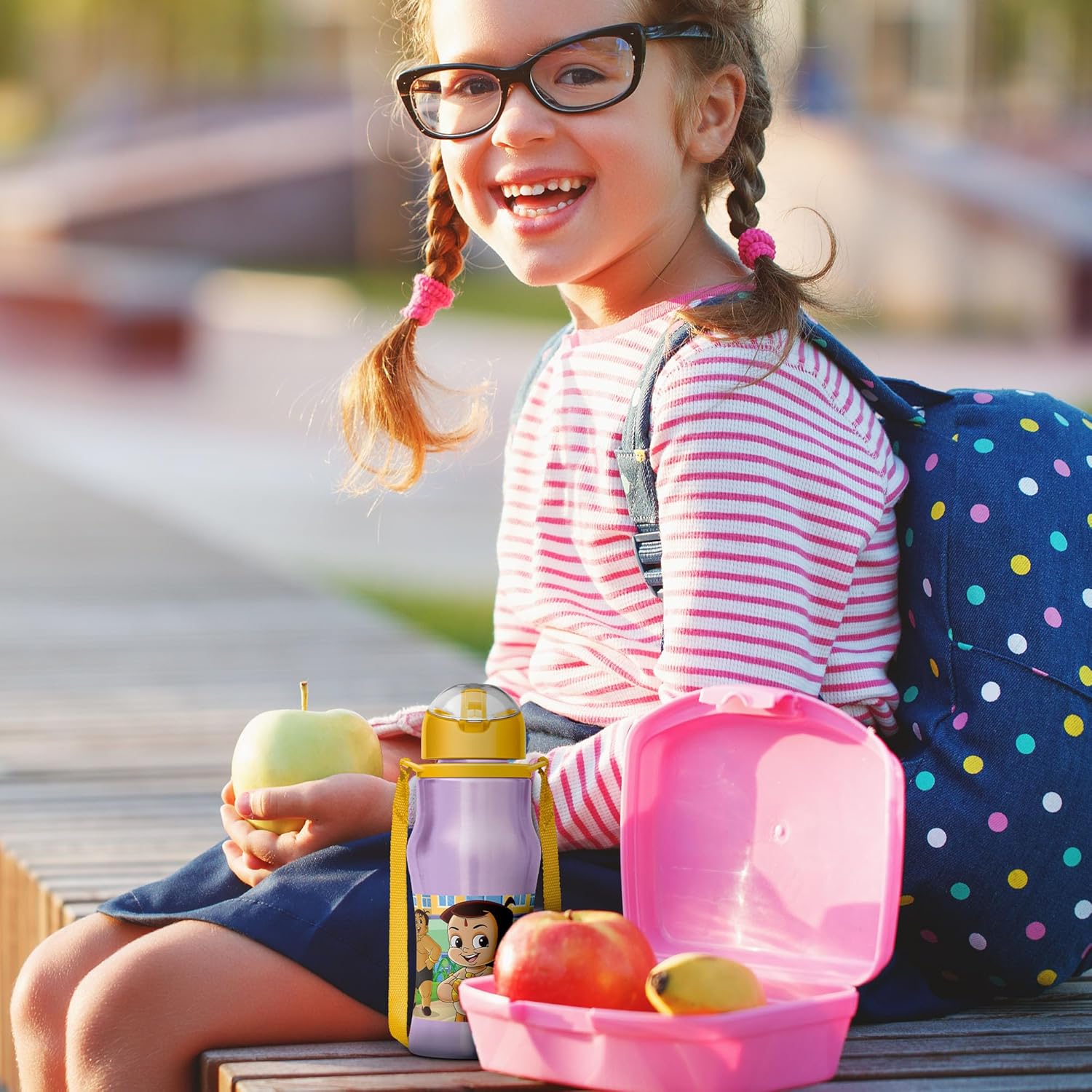 MILTON Sipmate 450 Stainless Steel Sipper Water Bottle 415 ml