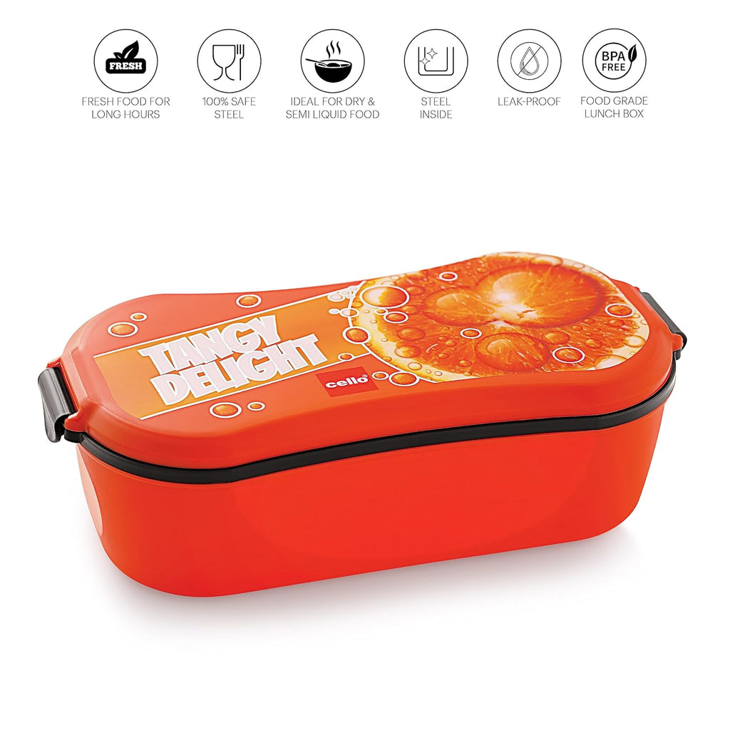 CELLO Doppler Steel Lunch Box for Kids