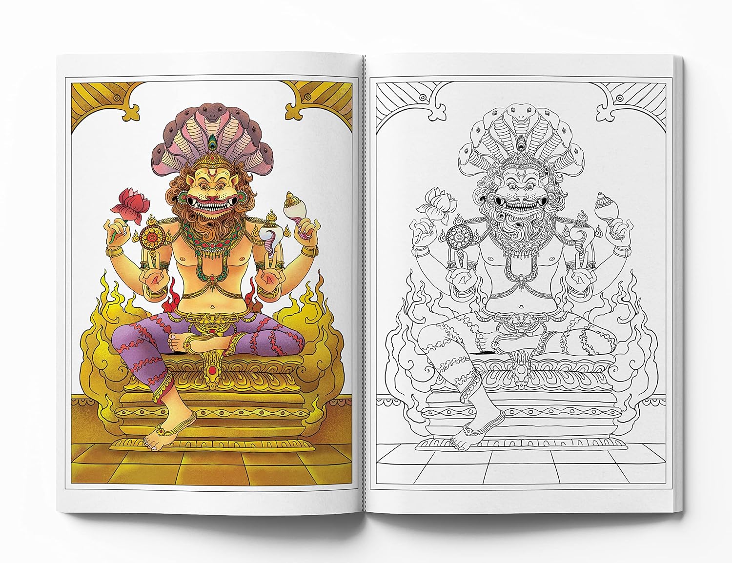 Gods and Goddesses - Spiritual Coloring Book