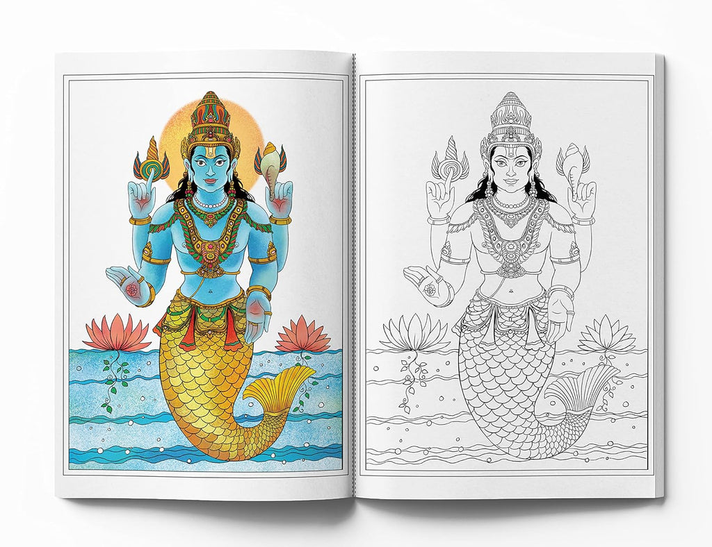 Gods and Goddesses - Spiritual Coloring Book