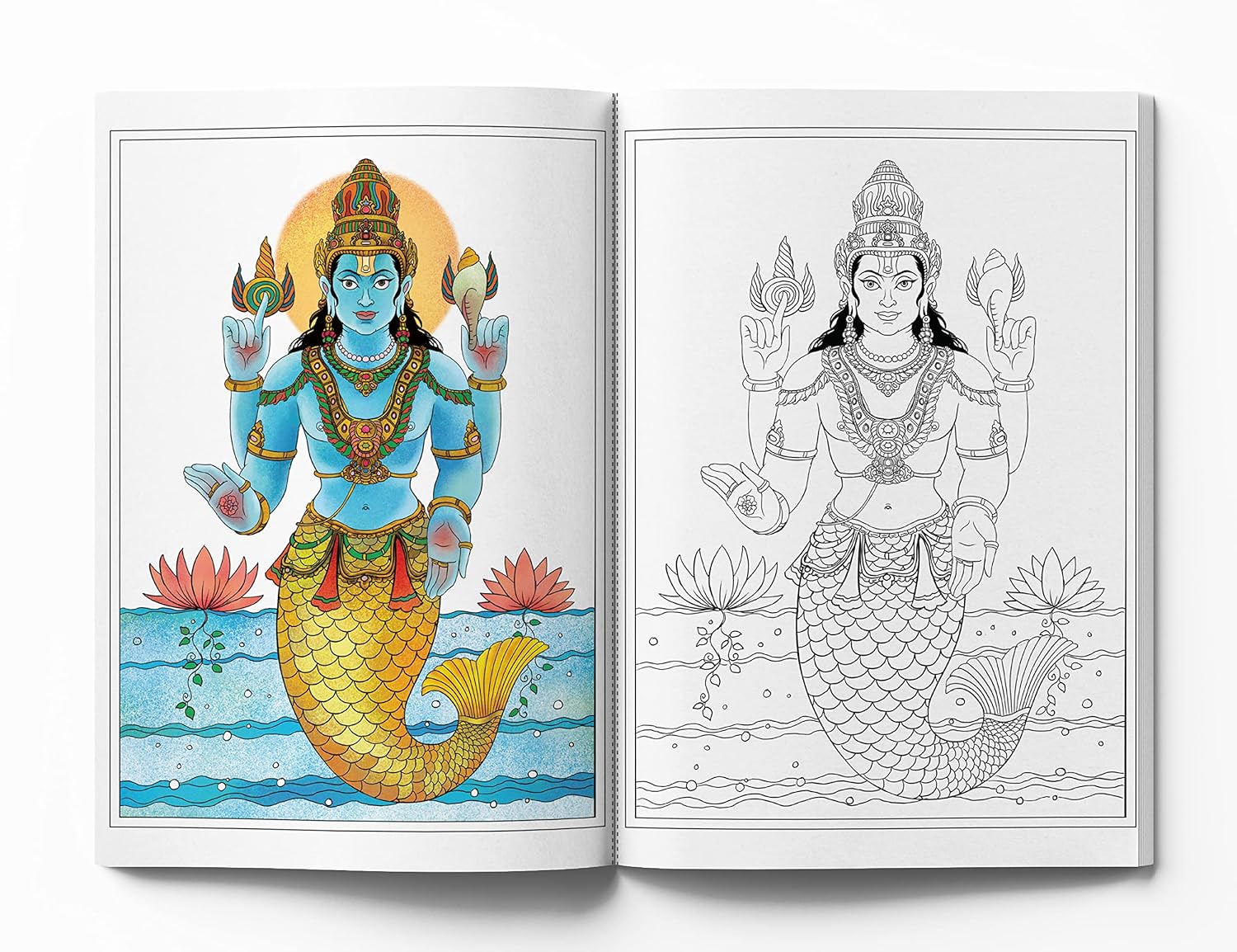 Gods and Goddesses - Spiritual Coloring Book