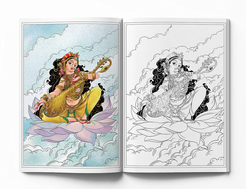 Gods and Goddesses - Spiritual Coloring Book